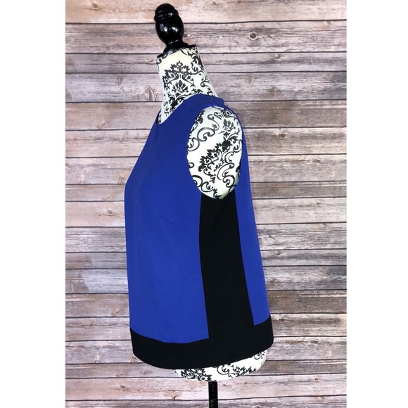 Boden Tops - Boden 8 blouse colorblock blue & black elegant top